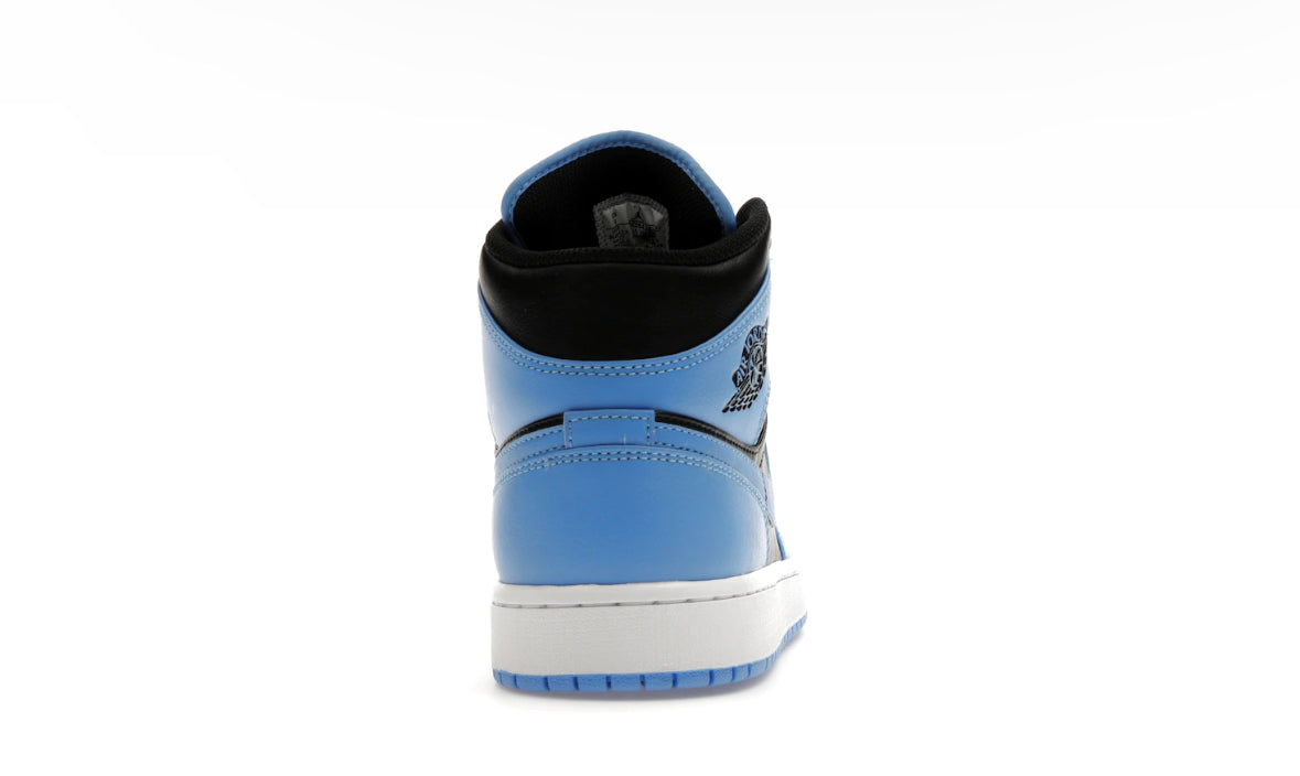 Jordan 1 Mid University Blue Black