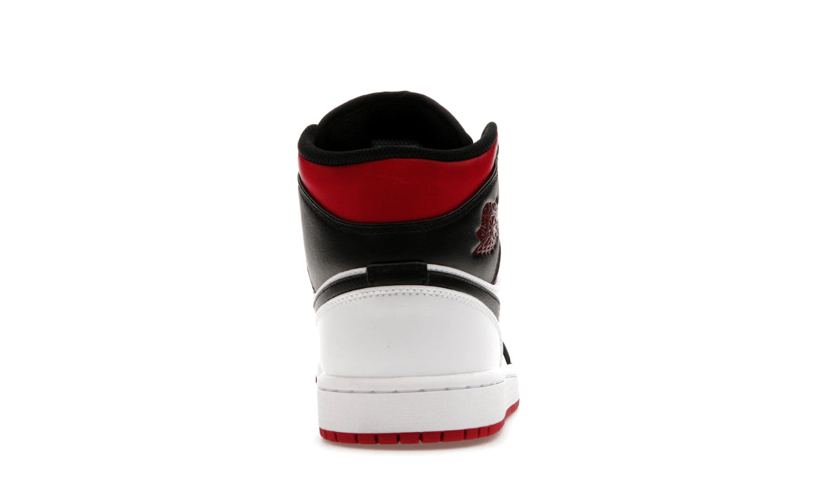 Jordan 1 Mid Gym Red Black Toe