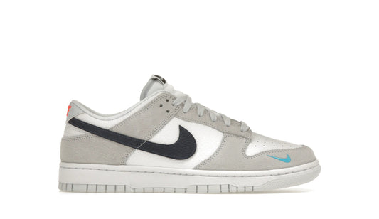 Nike Dunk Low White Grey Min Swoosh