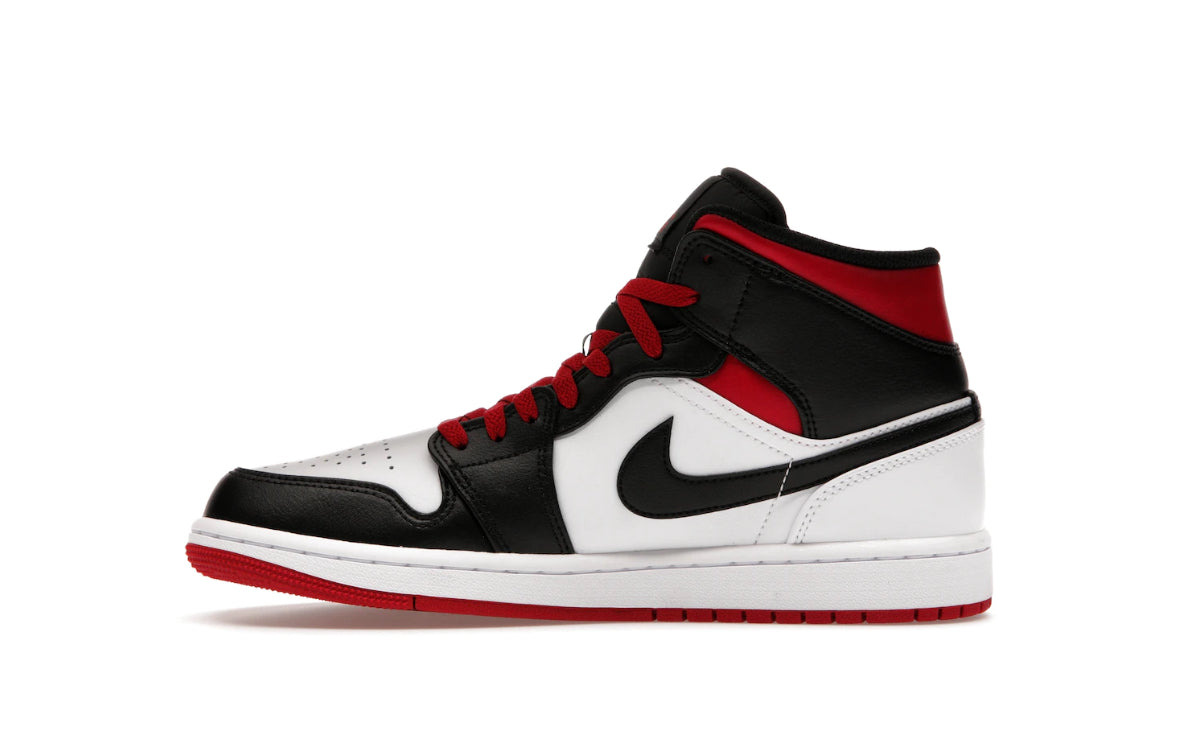 Jordan 1 Mid Gym Red Black Toe