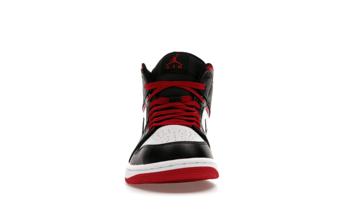 Jordan 1 Mid Gym Red Black Toe