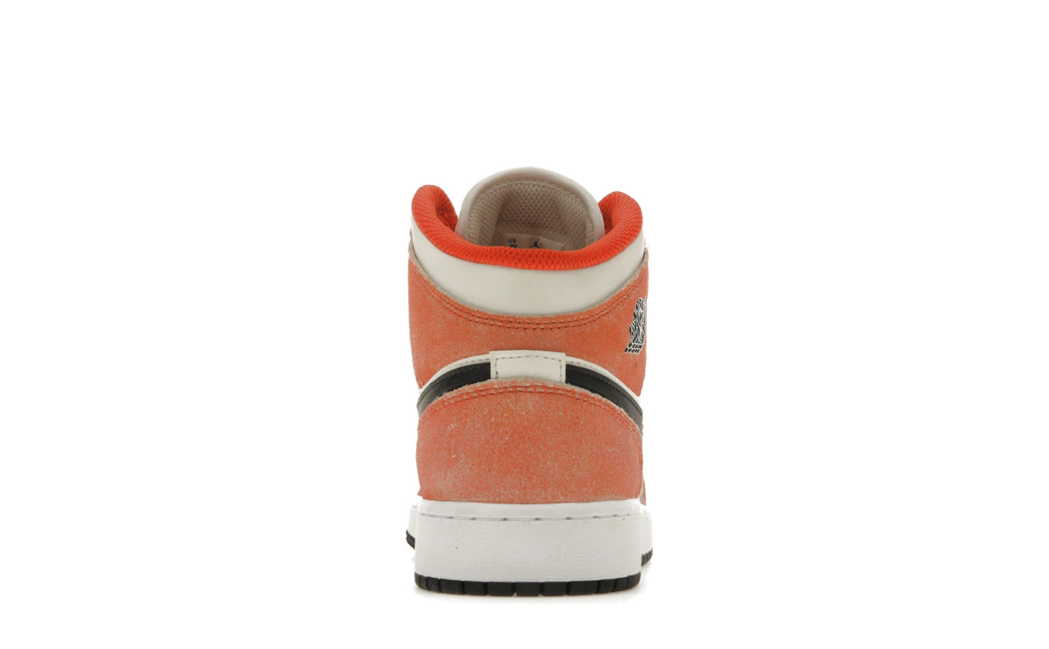 Jordan 1 Mid Orange Suede GS